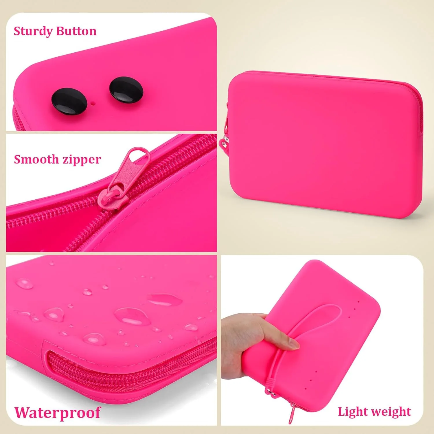 Silicone Phone Holder for Bogg Bag, Phone Case Holder Charms Insert Accessories, Cell Phone Holder Attachment for Bogg Beach