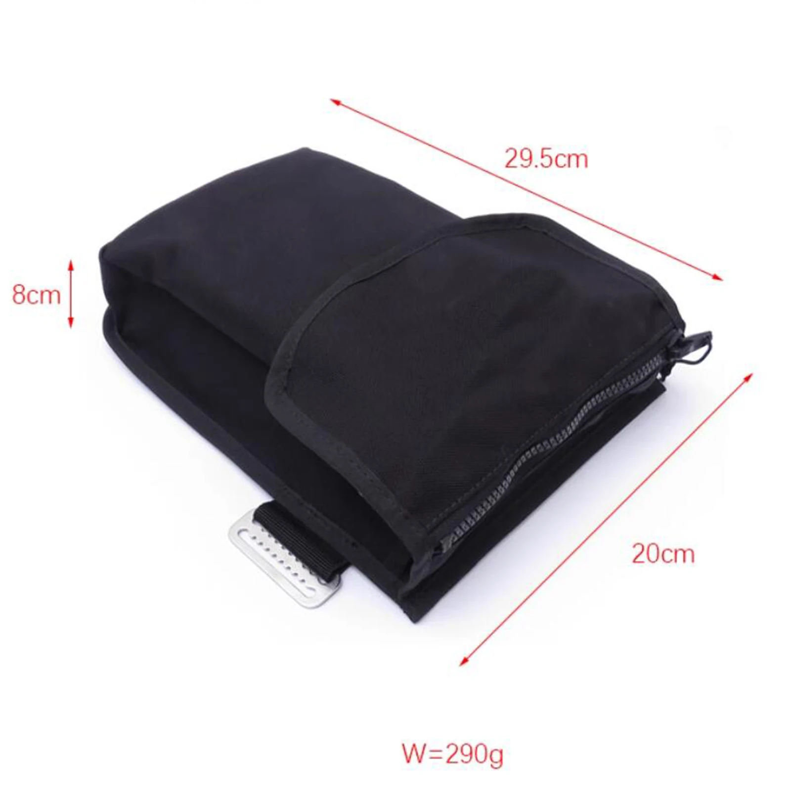 Scuba Diving Thigh Pocket Snorkeling Equipment Holder Scuba Diving Accessories for Underwater Diver Snorkeling Swimming Black