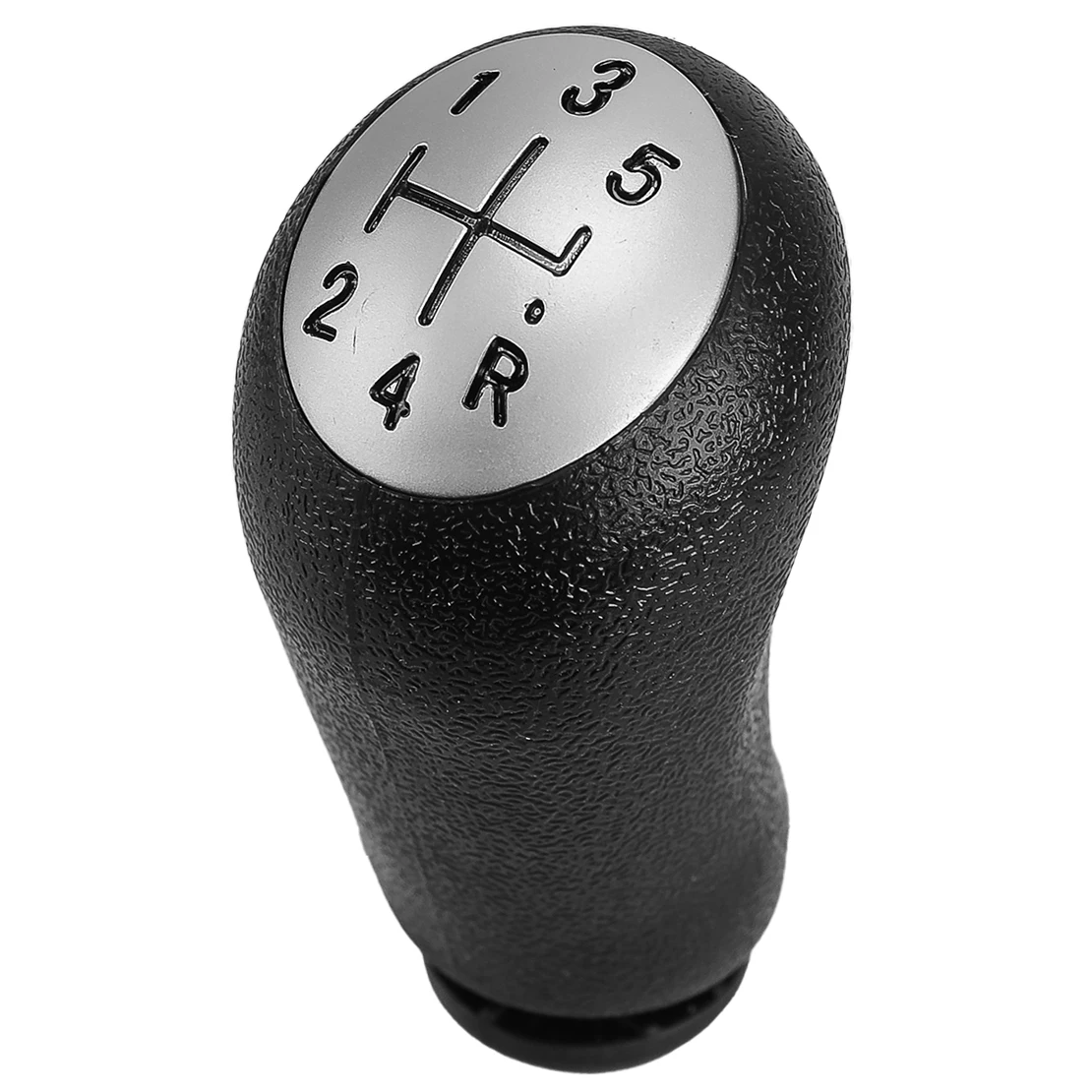 8200059575 8200059578 5 Speed Gear Shift Knob 8200379950 Fit For Renault Dacia Duster Matte Silver Top Cover with Black Mark