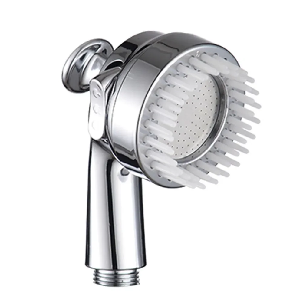 

Massage Pressurized Shower Head with Back Handle Dual Mode Water Discharging Practical for Hair Shampoo Easy Installation