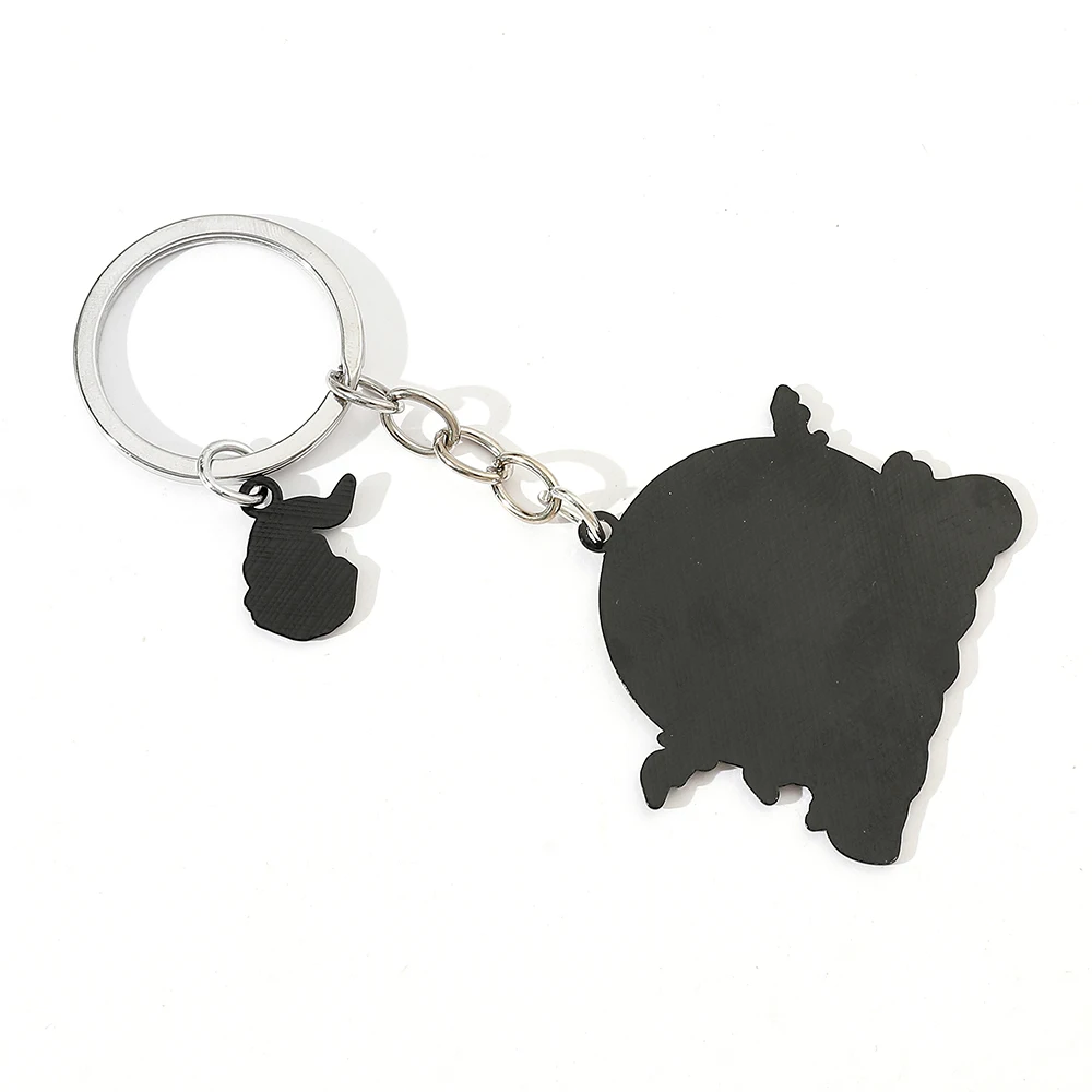 Disnes Movie The Nightmare Before Christmas Keychain Sally Jack Skellington Pendant Keyrings for Halloween Gifts Accessories image 2