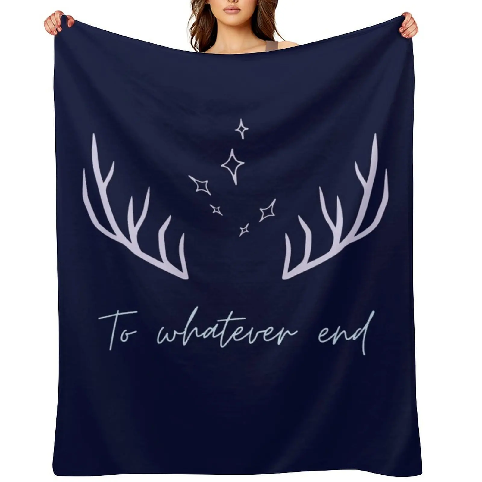 

To Whatever End Throne of Glass Throw Blanket Beach Stuffeds Luxury Designer wednesday Blankets
