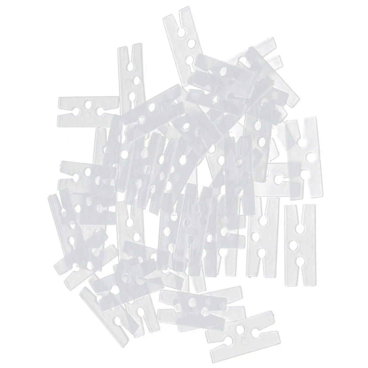 

100Pcs Easy Sealing H Shape Balloon Clips Plastic for Birthday Wedding Christmas Party Decoration Fastening