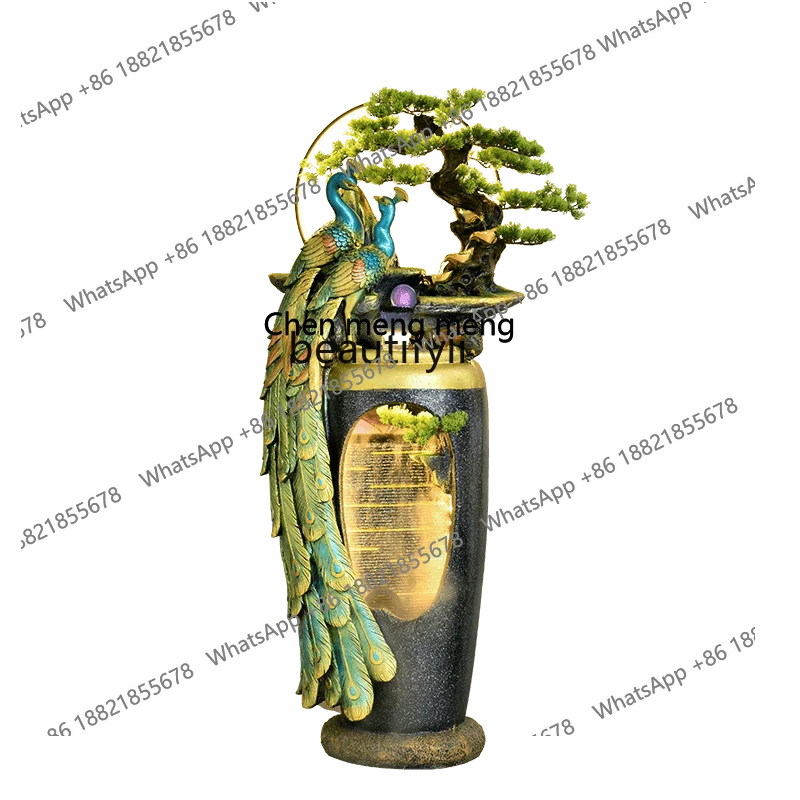 

Artificial Mountain and Fountain Decoration Office Living Room Courtyard Garden Floor Fortune Decoration Opening Gift