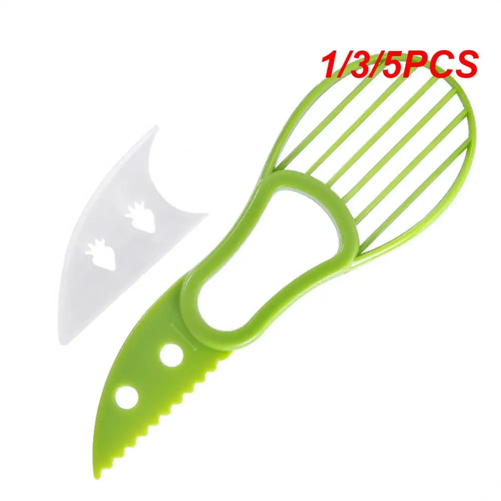 1/3/5PCS Shea Corer Butter Plastic Knife Cutter Creative Kitchen Gadgets Fruit Peeler 3 In 1 Avocado Slicer