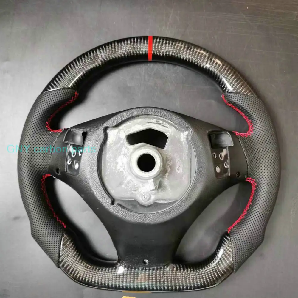 Carbon Fiber Steering Wheel With Paddle Holes For BMW 3 Series E82 E84 E87 E90 E92 E93