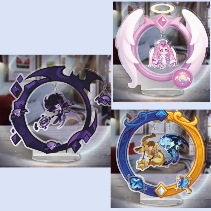 

Акриловая коллекционная фигурка-стенд по Cookie Run: Kingdom Eternal Sugar Cookie – Аниме-декор, креативный милый мультяшный подарок