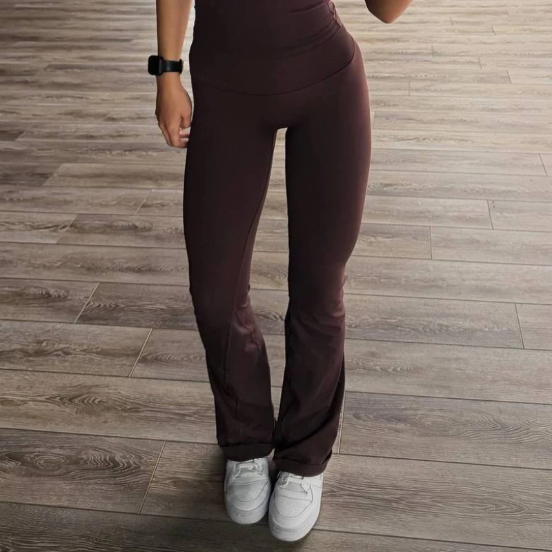 Pericic Origin Flares Pants Damen Gym-Kleidung Pilates Yoga-Hosen Workout Fitness-Leggings Naked Feel Modische Weitbein-Hosen – Detail 7