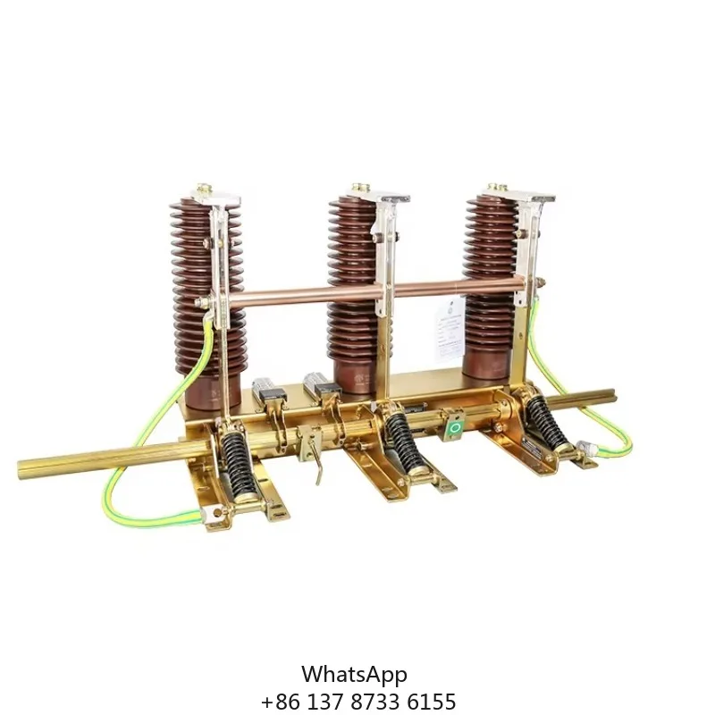 Indoor 40.5kV Motorized Grounding Switch Electric Lightning Protection 280mm Phase Distance Earthing Switch Switchgear Knife