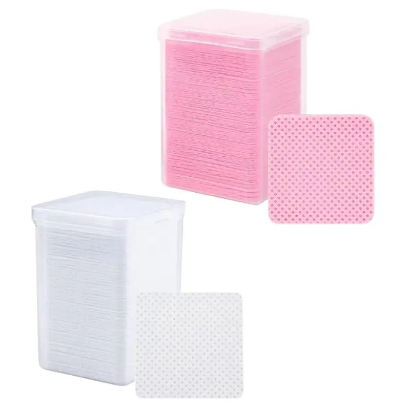 200 Stück Professionelle fusselfreie Nageltücher, Wimpernverlängerungs-Klebertücher, Nagellackentfernungstücher für den Salongebrauch – Detail 7