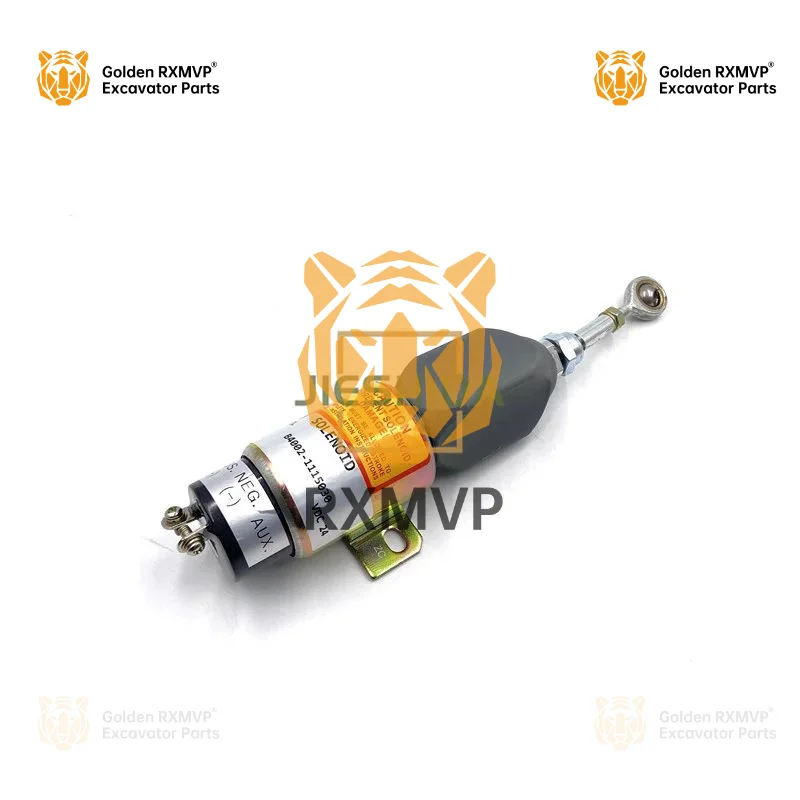 For Yuchai YC85/135/4112 flameout switch B4002-1115030 flameout solenoid valve oil cut-off valve excavator accessories