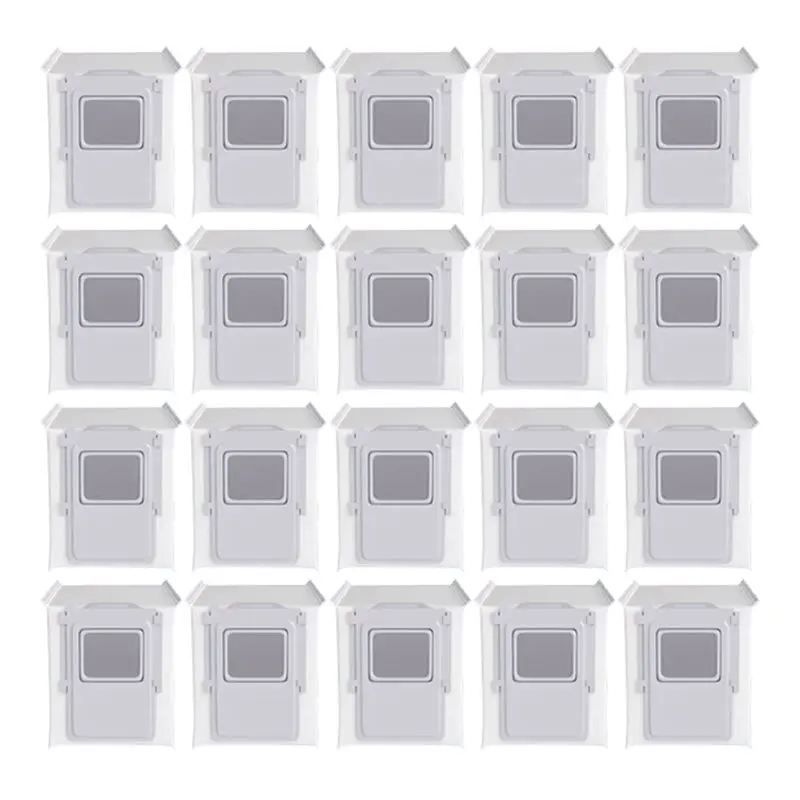 B80B 20PCS Dust Bag for DJI ROMO S/A/P, Vacuum Cleaner Accessories Replacement Parts, Non-Woven Garbage Bags Multi-Layer