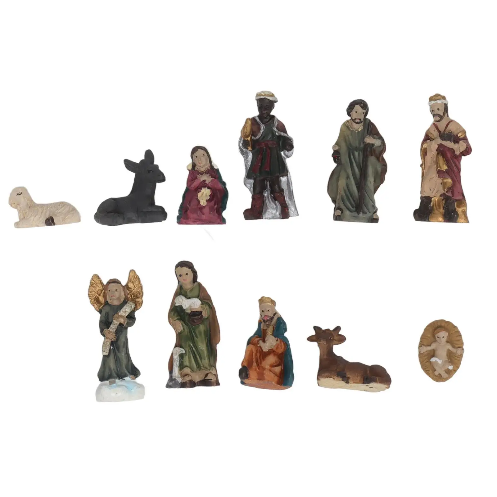 Exquisite Christmas Resin Nativity Set - Perfect for holiday Decoration - Premium Craftsmanship