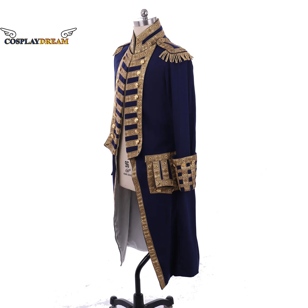 18th Century Royal Military Officer Soldier Coat Medieval Uniform Jacket Men\'s Colonial Tuxedo Hamilton Coat Cosplay Costume