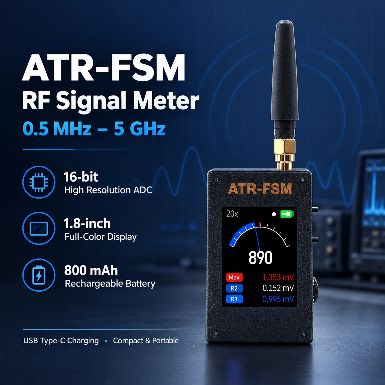 atr-fsm-appareil-de-mesure-de-signaux-rf-05-mhz-5-ghz-detecteur-de-puissance-rf-portable-analyseur-de-spectre-avec-ecran-couleur-et-convertisseur-analogique-numerique-16-bits