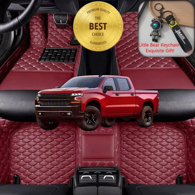 

Customized Fit for Chevrolet Silverado 2000-2026 Car Floor Mats Car Accessories Tailored Auto Carpet Mats Left/Right-hand Drive