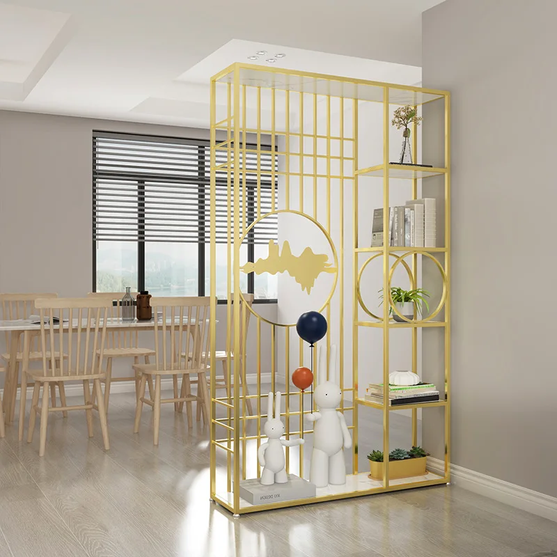 

Nordic door screen partition bookcase simple modern living room porch cabinet home light luxury