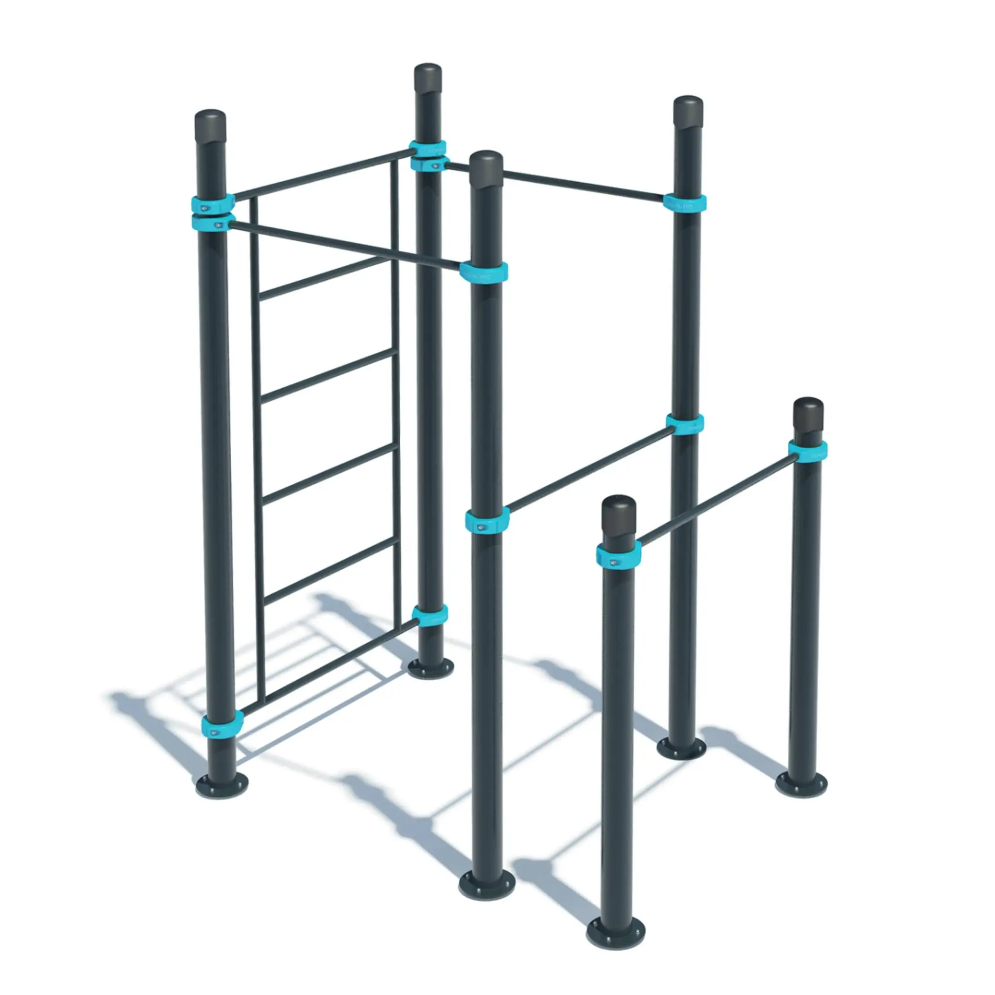 

Vertical Bar for Calisthenics / Street Workout Exercises Human Flag Manufactured According to En 16630 in Terms of Safety
