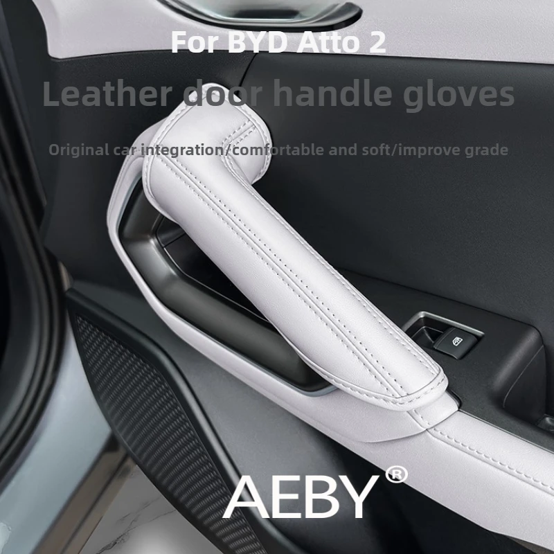 

AEBY For BYD Atto 2 Smart Driving Edition 2024-2025 Inner Door Handle Cover Set,Anti-Scratch Protector,Inner Panel Protector Set