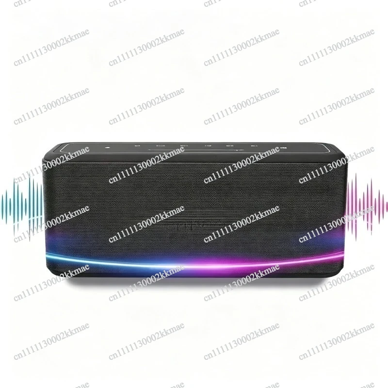 Bluetooth Speaker 60W Portable Speaker Enhanced Bass Column with NFC, IPX5 Waterproof, Voice Assistant
