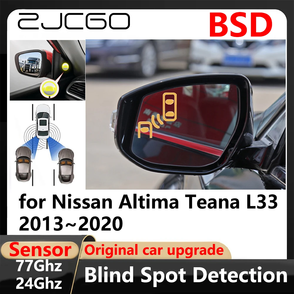 BSD Blind Spot Detection Lane Change Assisted Parking Driving Warnin for Nissan Altima Teana L33 2013~2020