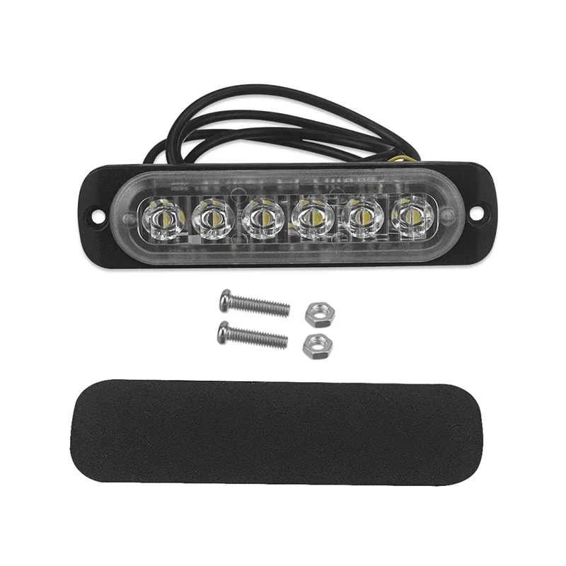 Auto Car fog light Kit Accessory DC 12V-24V Mount Off-road Parts Replacement Working 112*28mm 333mA 6 LED Practical Useful