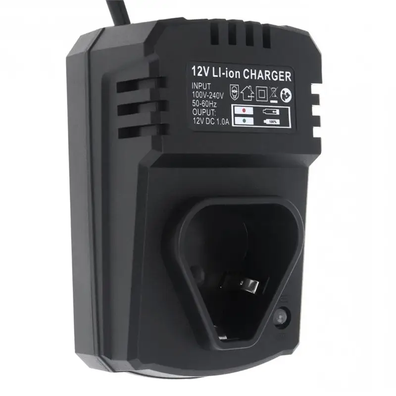 

A23PBG Electric Drill Charger 12V Lithium Battery Charger Li-Ion Charger 110-240V for Lithium Drill /Electrical Wrench EU Plug