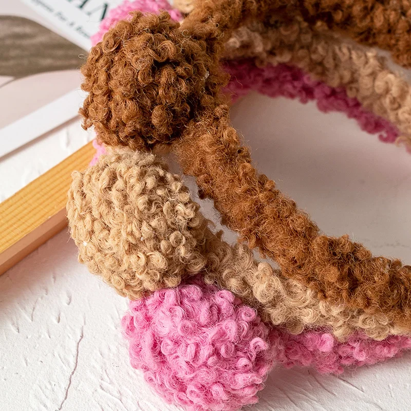 Serre-tête oreilles d\'ours en peluche pour femmes et filles, accessoires de cheveux, accessoires de mode