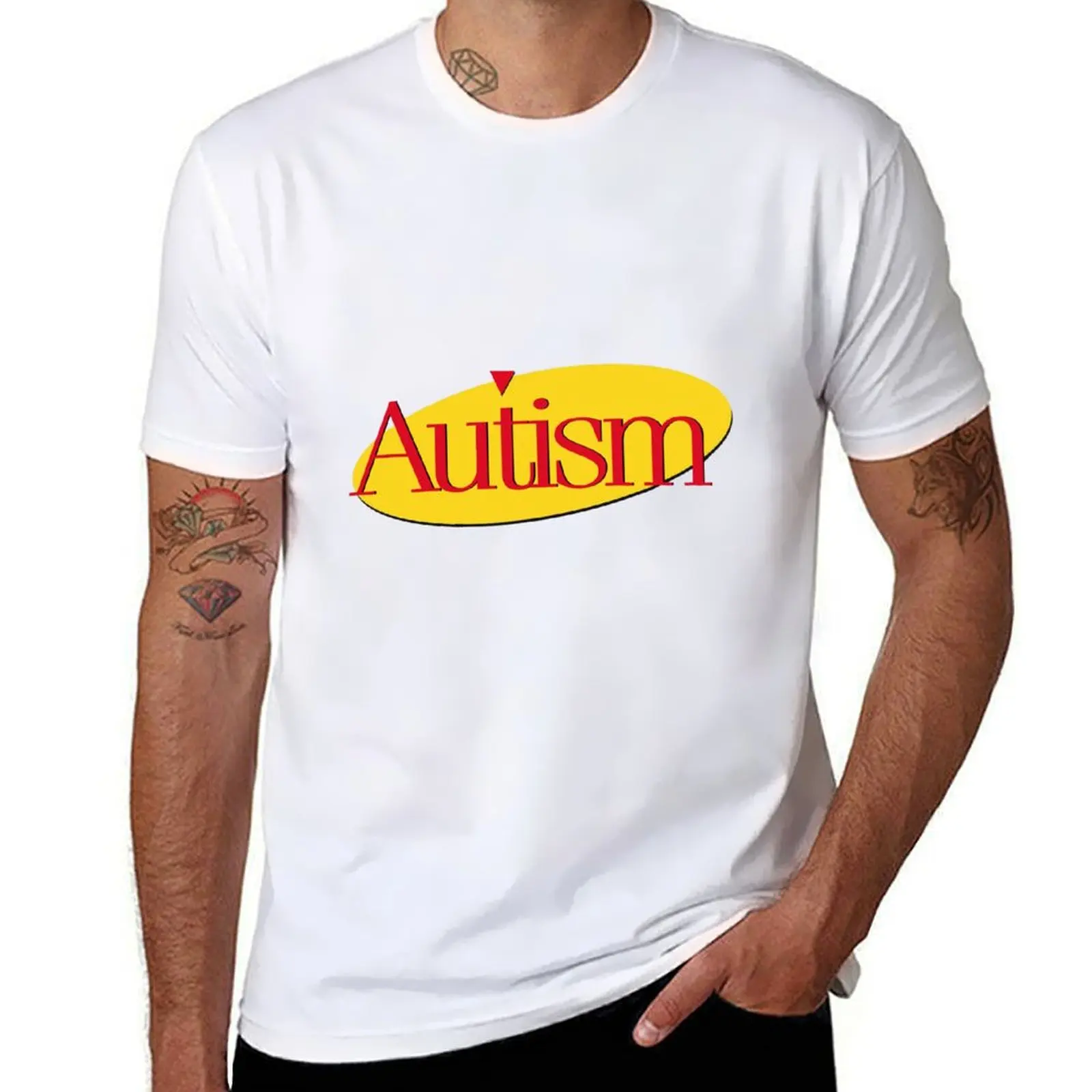 

Autism T-Shirt cotton t shirts high quality t shirt men 100% cotton luxury brand T-Shirt
