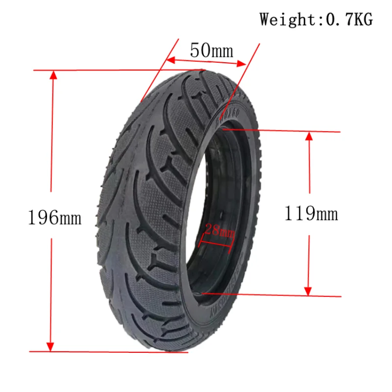 High quality RISINGSUN 200x50 Solid tyre 8 inch tire fit Electric Self Balancing Hoverboard Scooter 200*50 8*2T tubeless tyre