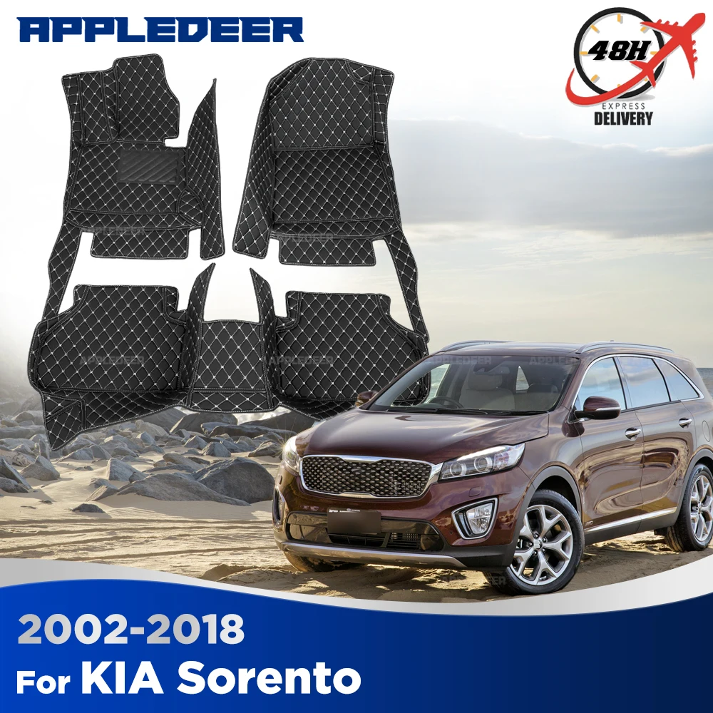 

Автомобильные коврики на заказ для KIA Sorento 5/7 мест 2002-2018 2017 2016 2015 2014 автомобильный ковер аксессуары для интерьера