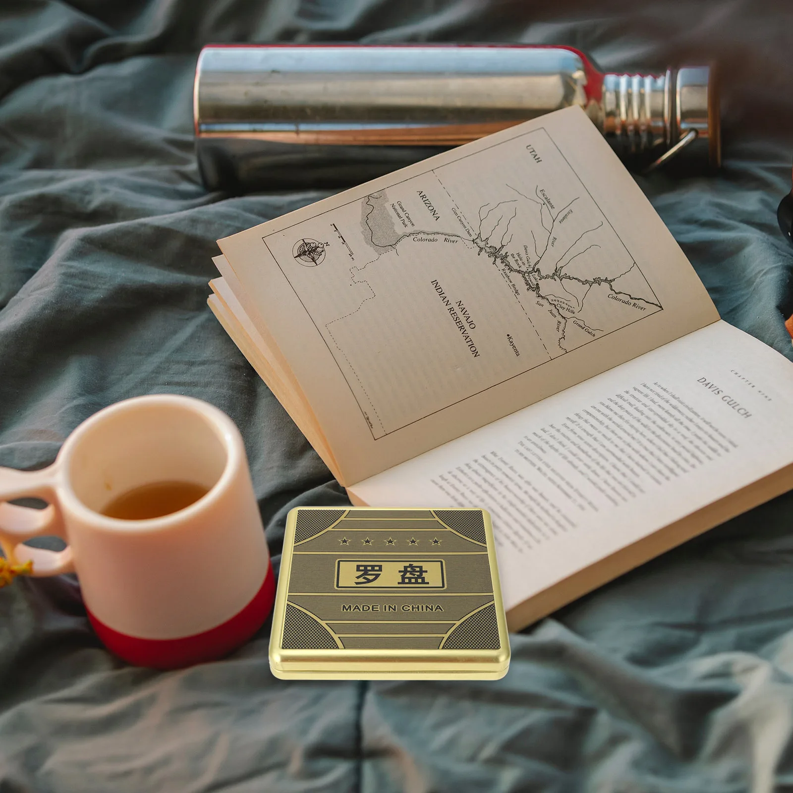 

Camping Tool Feng Shui Pan Multiuse Compact Exquisite Style for Outdoor Activities and Survival Experiment Compass