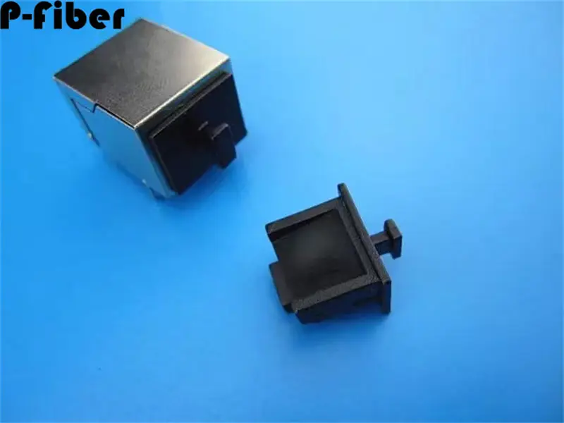 RJ45 dust cover 50pcs RJ45 hole plug pjr-45 black network cover with handle protective cap