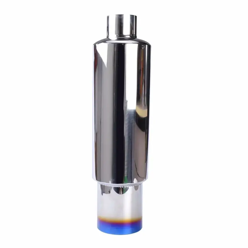 

Performance 4'' Inlet 8''outlet Burnt Tip Stainless Steel Car Exhaust Muffler