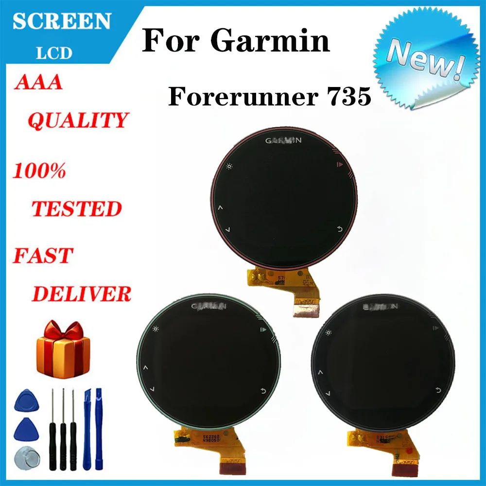 For Garmin Forerunner 735 LCD 735xt LCD Screen Display Replacement And Repair