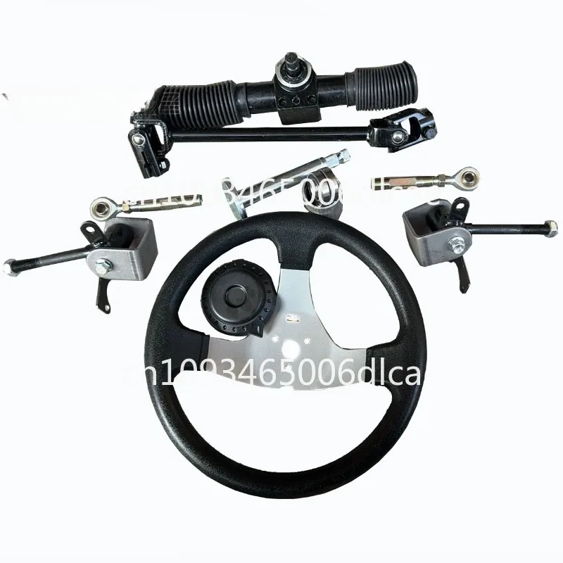 Four-wheel electric motorcycle go-kart accessories aluminum steering machine steering machine tie rod ball head claw shaft