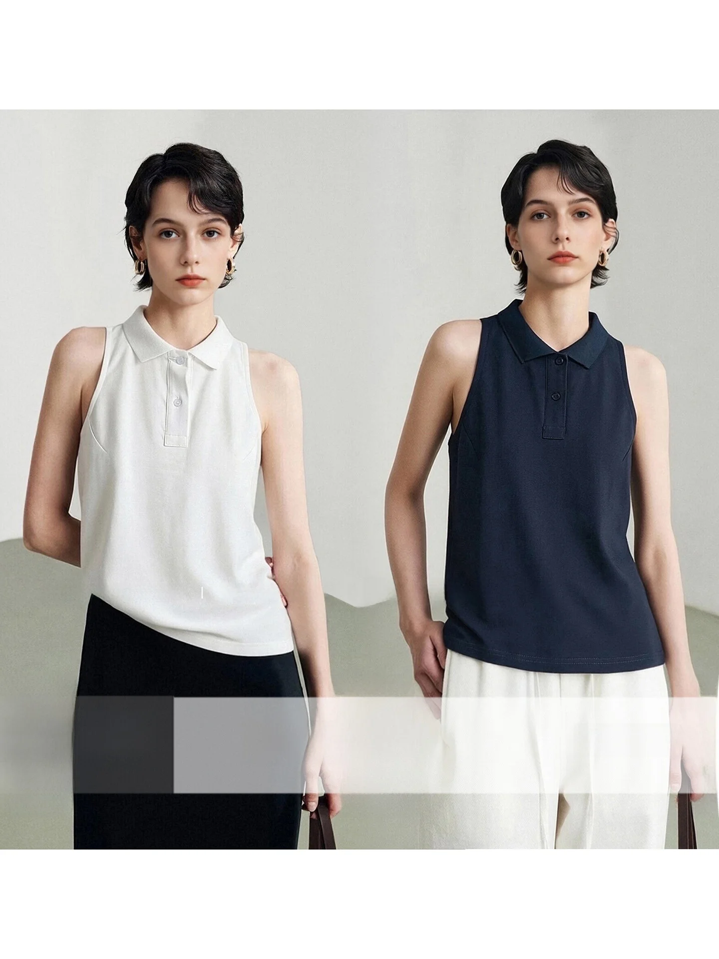 

Korean Faion Ne Ribbed Svel Purl Cotton Commute Versatile Outerwear Vest T-irt Women Early Spring New Sle