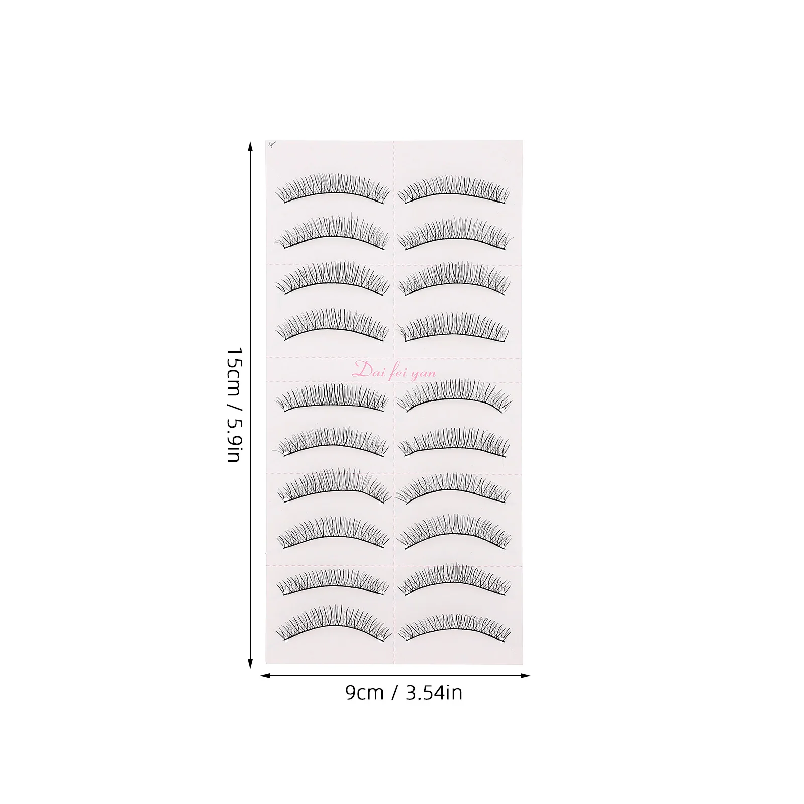 10 paires de faux cils longs, maquillage naturel, confortables, faciles à enlever, épais, pour fête quotidienne