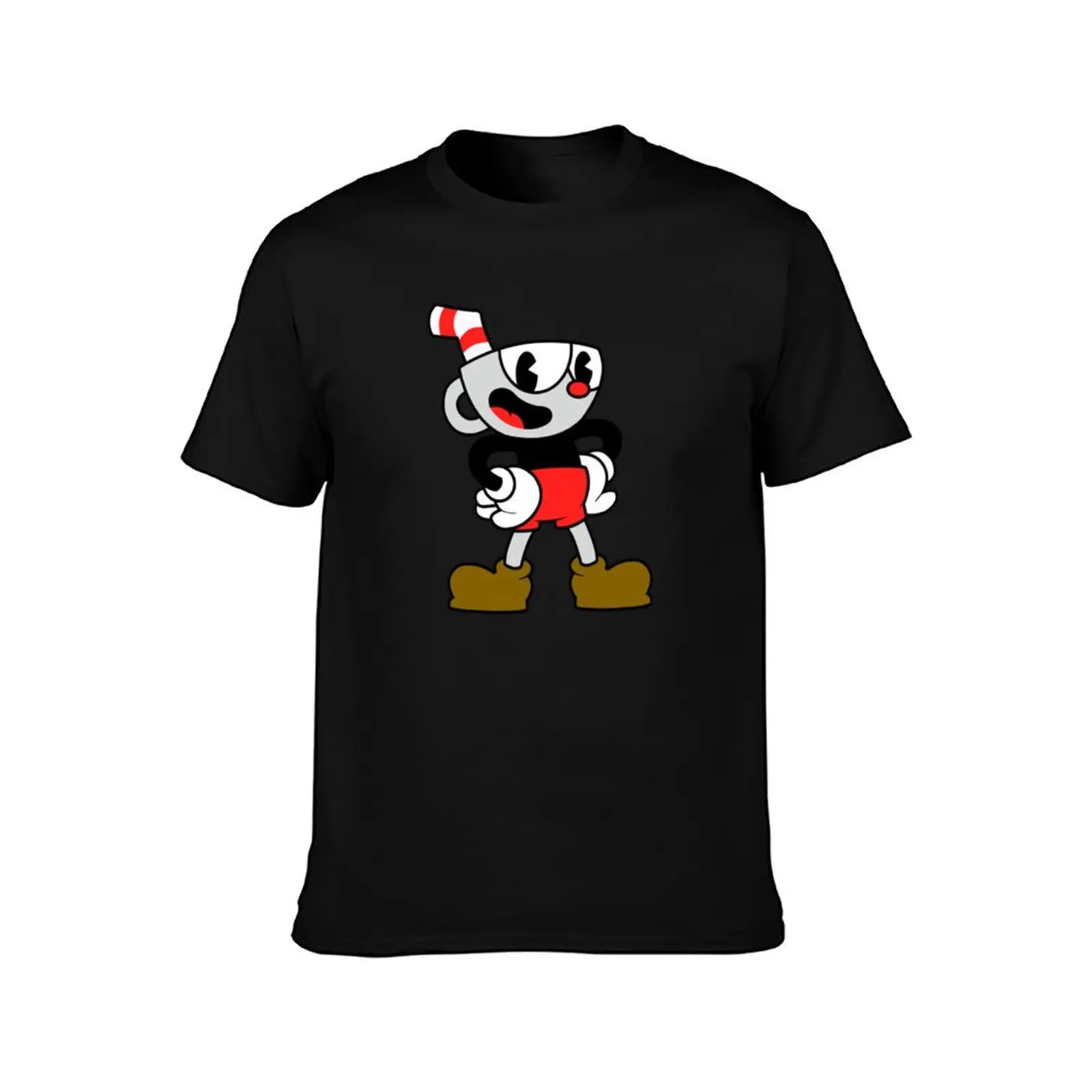 Cuphead T-Shirt Fashion Letter Print T-Shirt