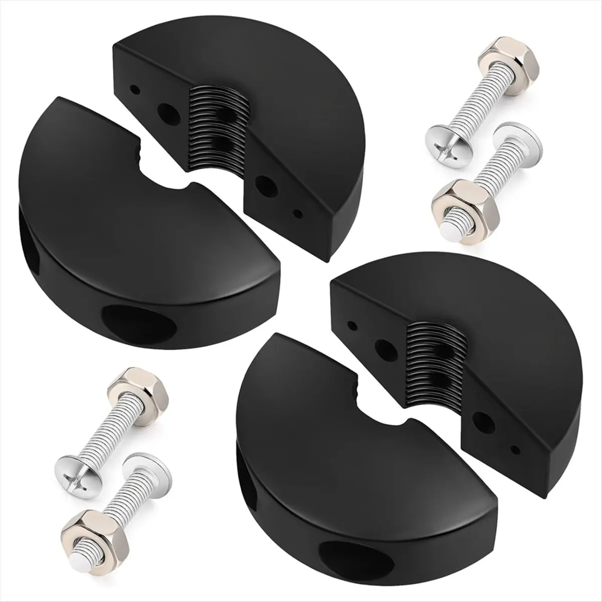 A74U 2Sets Air Hose Stopper Adjustable Hose Reel Replacement Parts Bumper for 1/2In ID,Auto Rewind Retractable Hose Reel Stop