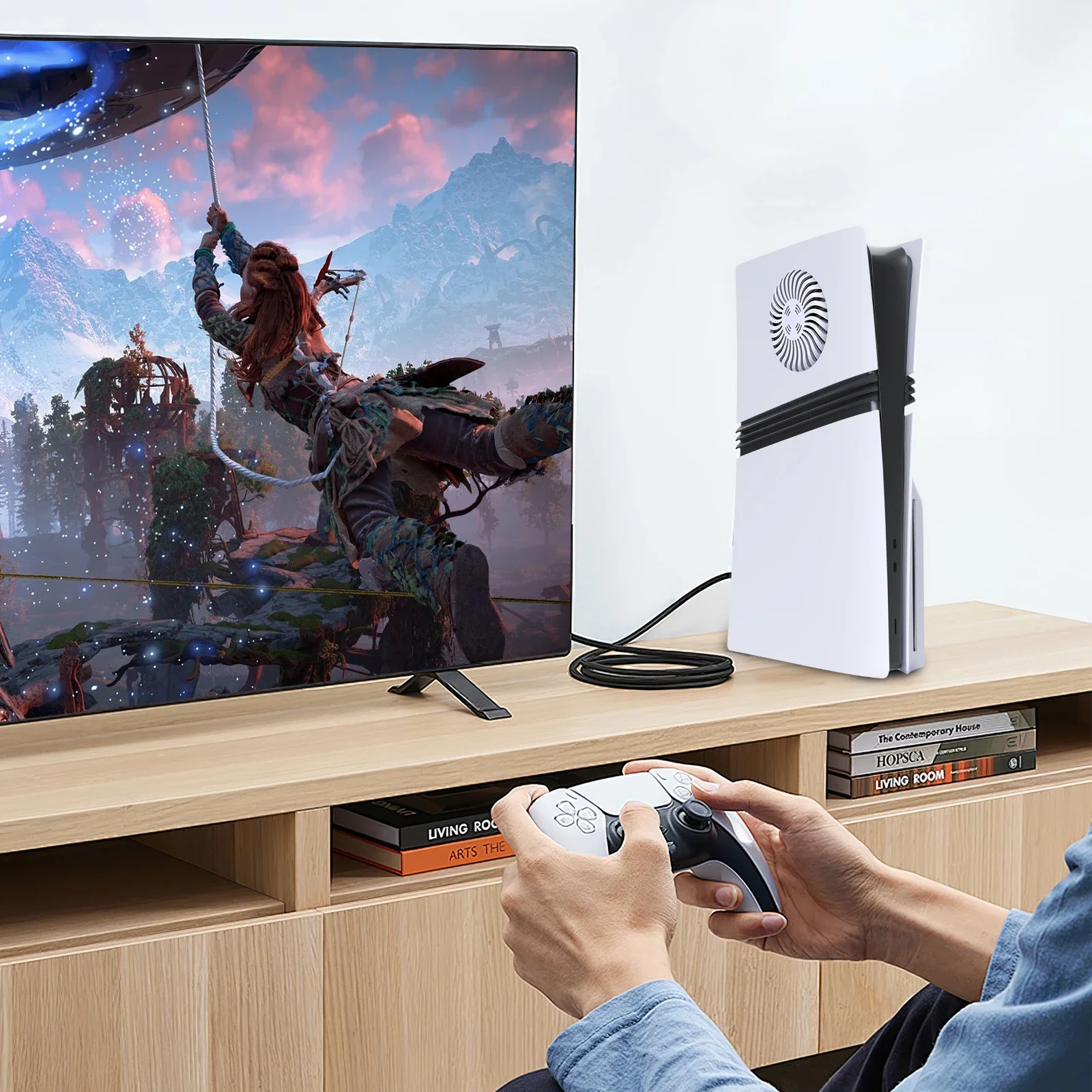 For P5 PRO Digital Console Ventilated Version Housing For P5 PRO Optical Drive Version Replacement White Color Protective Shell