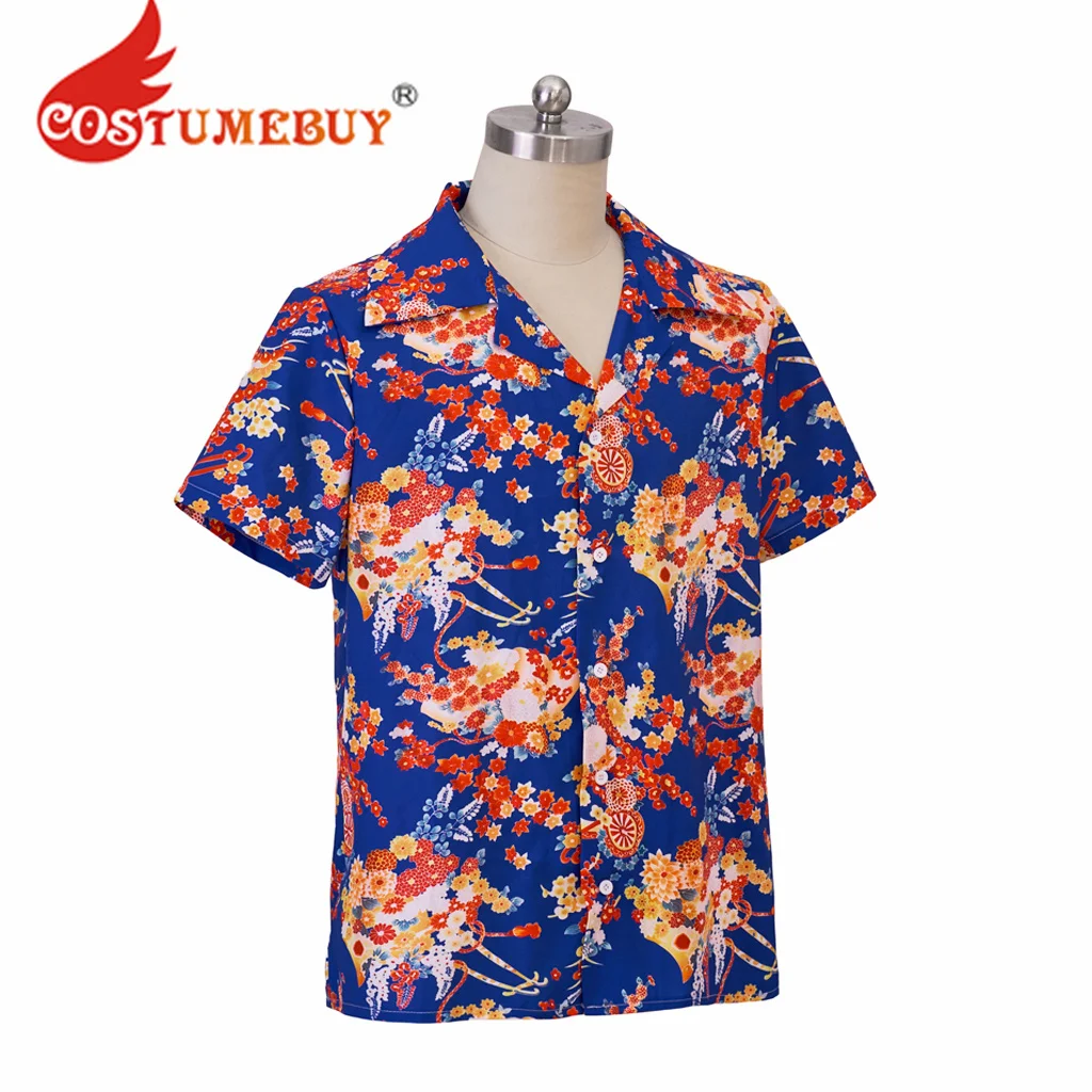 Romeo Cosplay Hawaiian Shirt Summer Vacation Hawaii Shirt Men's Short Sleeve Shirt Flowers Floral Casual Beach Button Down Shirt