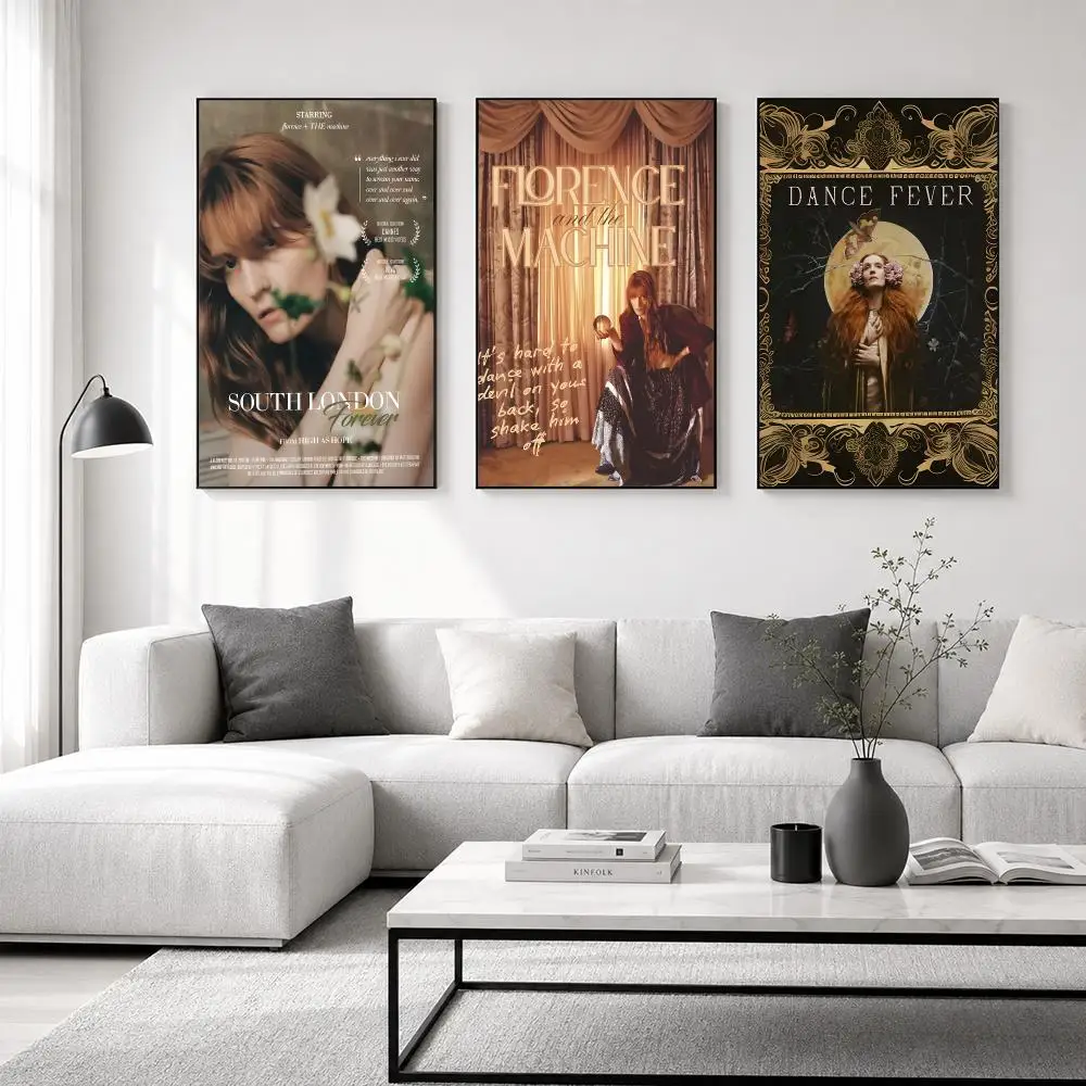 Band Florence and the Machine Poster High-definition  poster stickers, suitable for bedroom, living room, home decoration