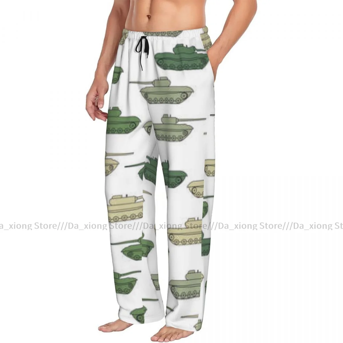 Männer Schlaf hosen männliche Lounge-Hosen Herren Tank Militär muster Pyjama-Hosen