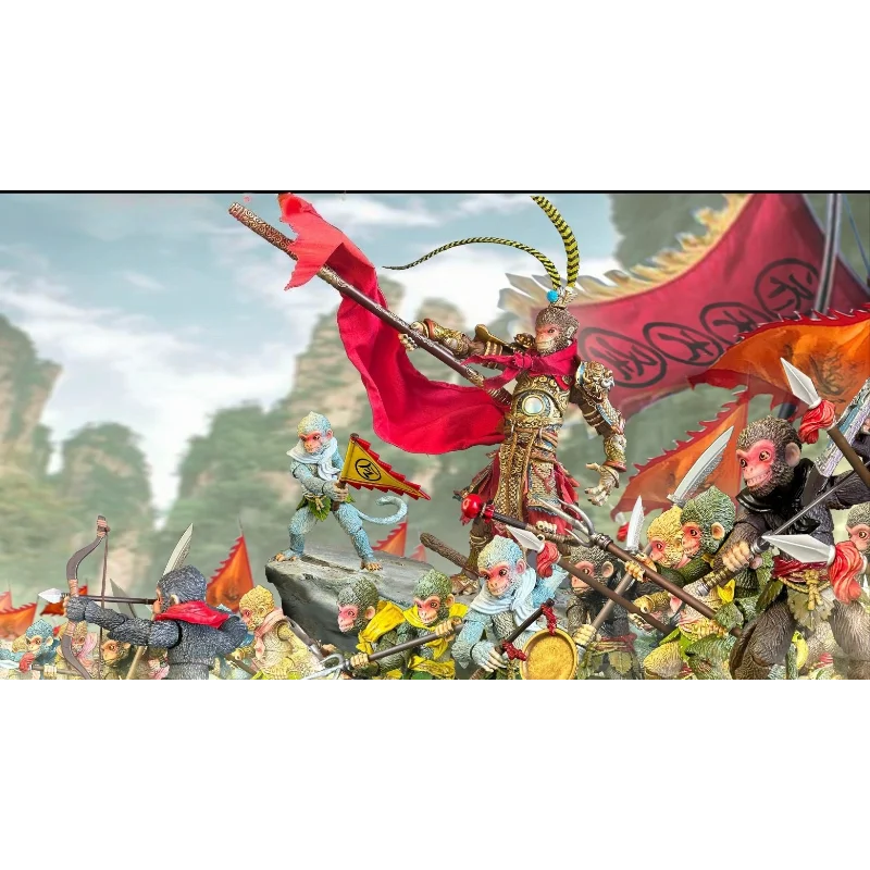 

Fury Toys 1/12 Flower-Fruit Mountain Monkey Sun Wukong Great Sage Equal to Heaven Action Figure With Bonus Exclusive
