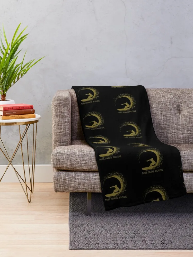 SURFING ZZ TOP TUBE SNAKE BOOGIE WOOGIE MUSIC ROCK AND ROLL Throw Blanket Hairys Weighted Sofa Throw Blankets