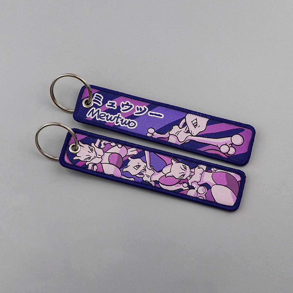 Japanische Anime Spiel Monster Stickerei Jet Tag Schlüsselanhänger Halter Schlüsselanhänger Frauen Männer Schlüsselanhänger Schlüsselanhänger für Motorräder – Detail 2