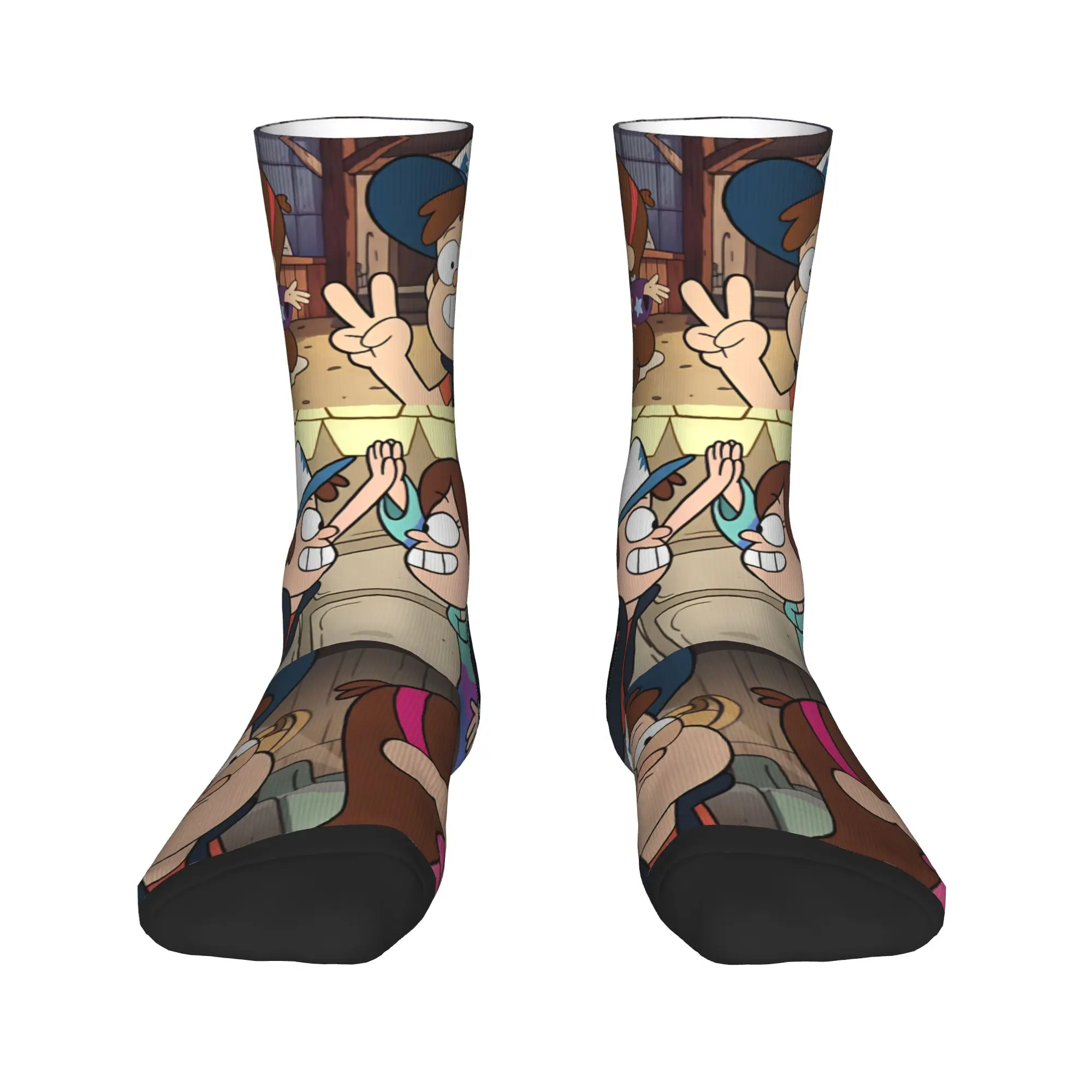 Mabel Socks G-Gravity Falls Graphic Stockings Anti-Slip Adults Men Socks Comfortable Autumn Harajuku Outdoor Sports Socks