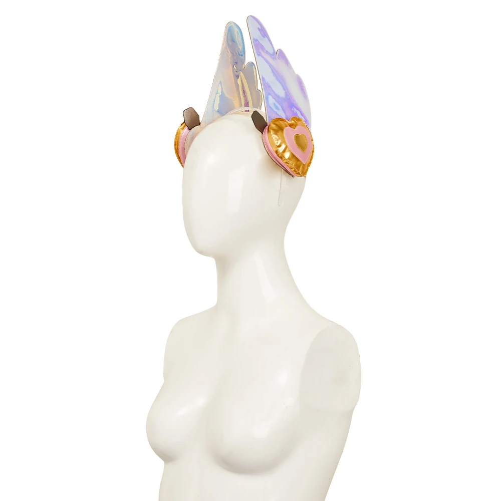 OW Magic Girl Juno Paraorecchie Donna Cosplay Fantasy Earwear Gioco Costume Travestimento Accessori Donna Gioco di ruolo Puntelli per feste Regali