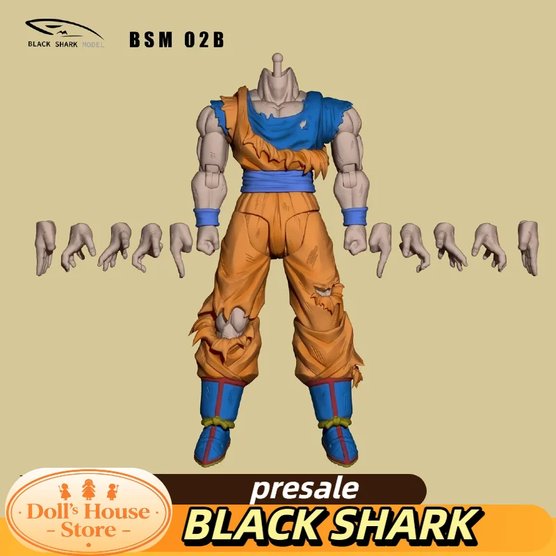 

Pre-sale BLACK SHARK SHF Dragon Ball BSM 02B Son Goku Accessories Anime Action Figure Kids Custom Toys Gifts